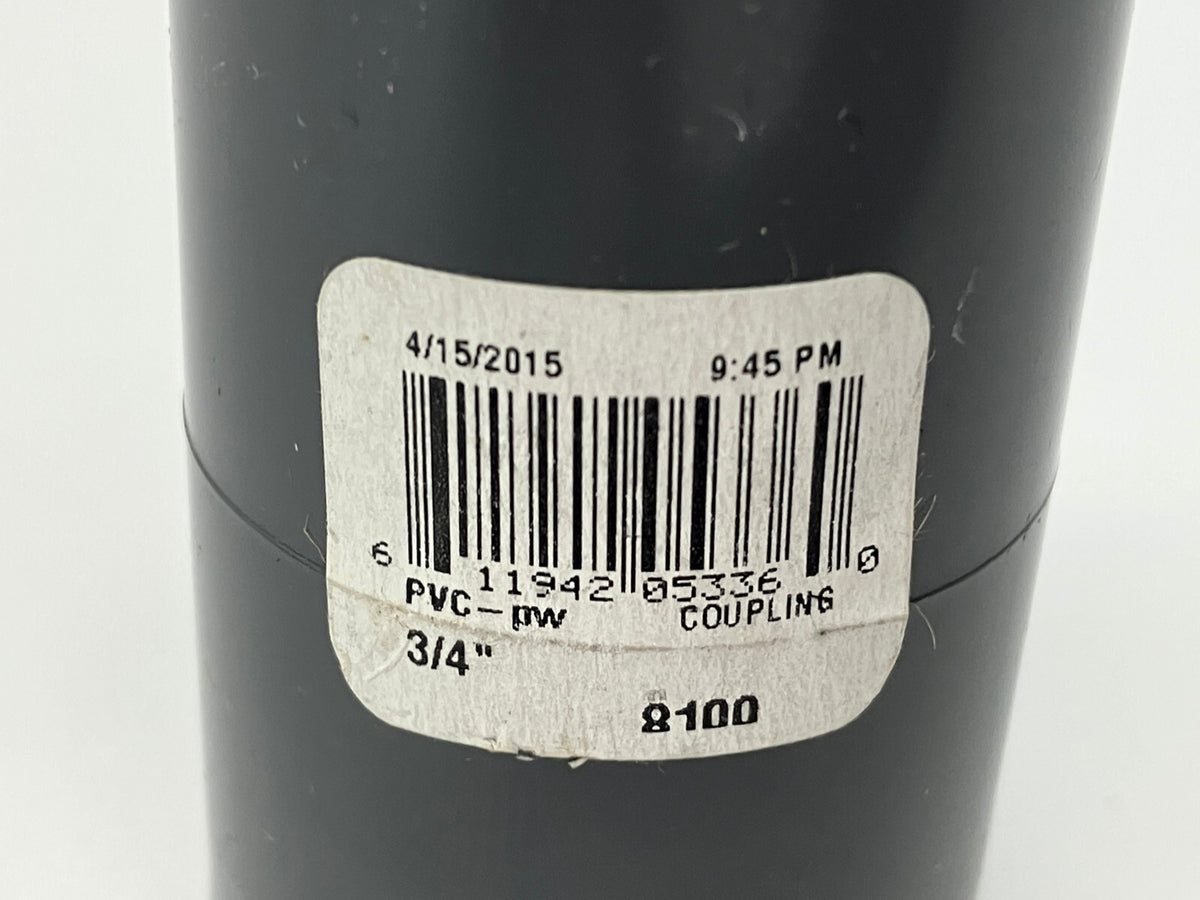 829-007 | Charlotte Pipe Gray Coupling 3/4" PVC SCH80 LOT OF 3 - New – Open box - Maverick Industrial Sales