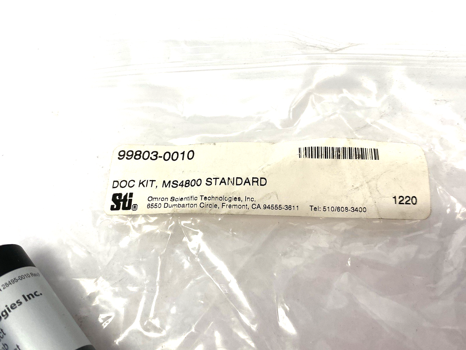 STI Omron 99803-0010 Doc Kit, MS4800 Standard, Object Test Kit - Maverick Industrial Sales