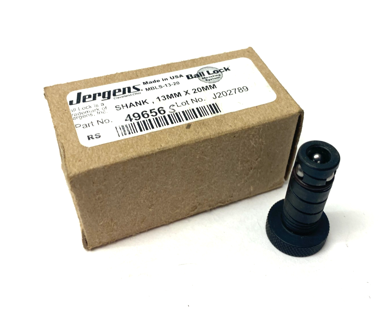 Jergens 49656-S Ball-Lock Fast Acting Shank 13mm x 20mm BALL LOCK ONLY - Maverick Industrial Sales