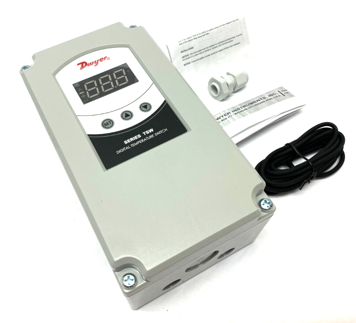 Dwyer Instruments TSW-250 Digital Dual-Stage Temperature Switch - Maverick Industrial Sales