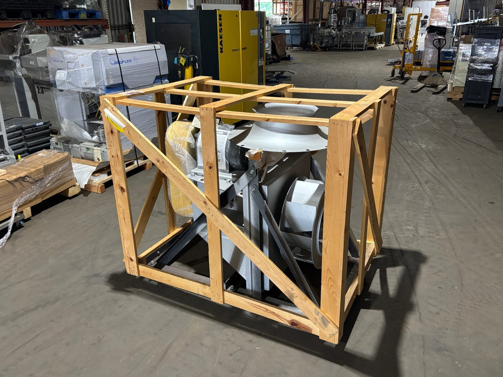 Aerovent CPG-SW High Efficiency Plug Fan, 10 HP, 221 CPG-SW ARR.9 CL.2 HOR CW - Maverick Industrial Sales