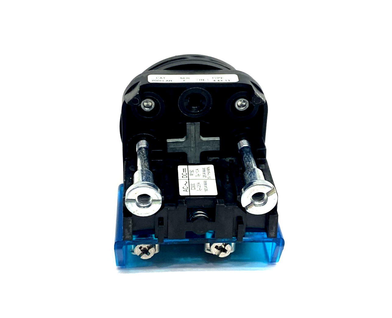 Allen Bradley 800H-AR7A 30mm Momentary Pushbutton, Blue, 1NO 1NC - Maverick Industrial Sales