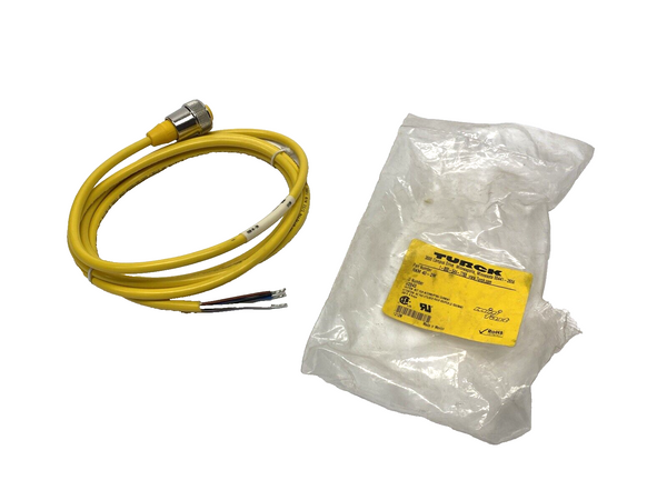 Turck RKM 40-2M Actuator & Sensor Cable 7/8" 4-Pin Female 2m, U2043 - Maverick Industrial Sales