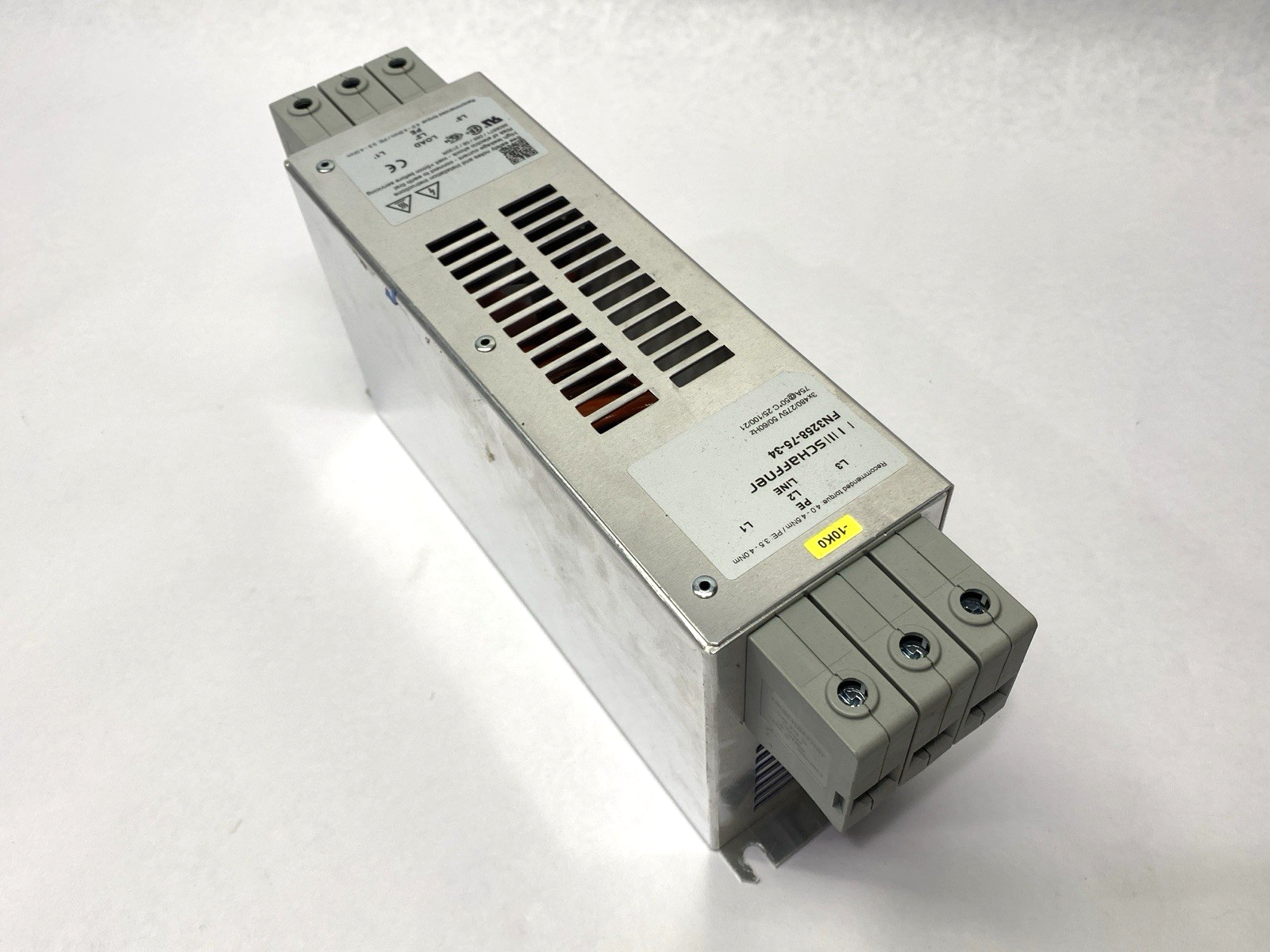 Schaffner FN3258-75-34 Power Line Filter 3-Phase 480/275V 75A - Maverick Industrial Sales