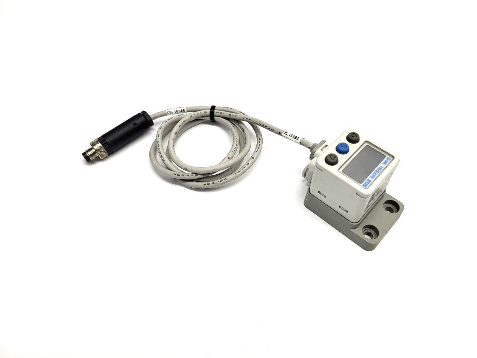 SMC ZSE40A-C4-T-X501 Digital Pressure Vacuum Switch 24 VDC 0-15 PSI - Maverick Industrial Sales