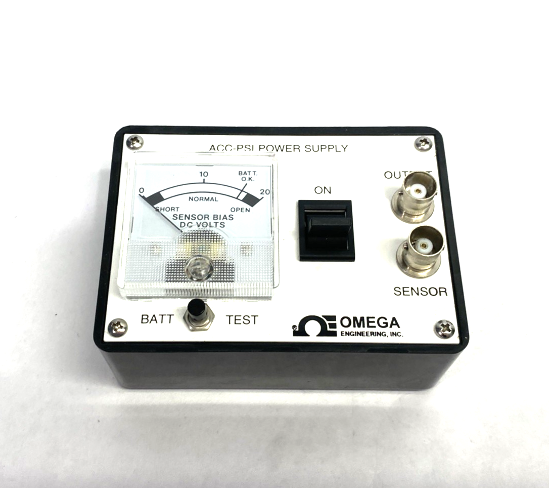 ACC-PS1 | Omega Accelerometer Power Supply, Battery Powered, 1-Channel, ACC-PSI - Used - Maverick Industrial Sales