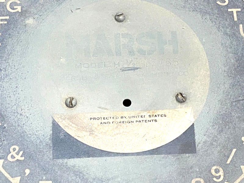 Marsh Model H Manual Stencil Letter Press Punch Machine 1/2" 13mm - Maverick Industrial Sales