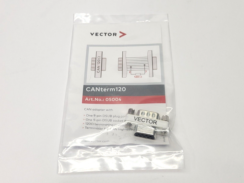 Vector CANterm120 Terminal Resistor 05004 - Maverick Industrial Sales