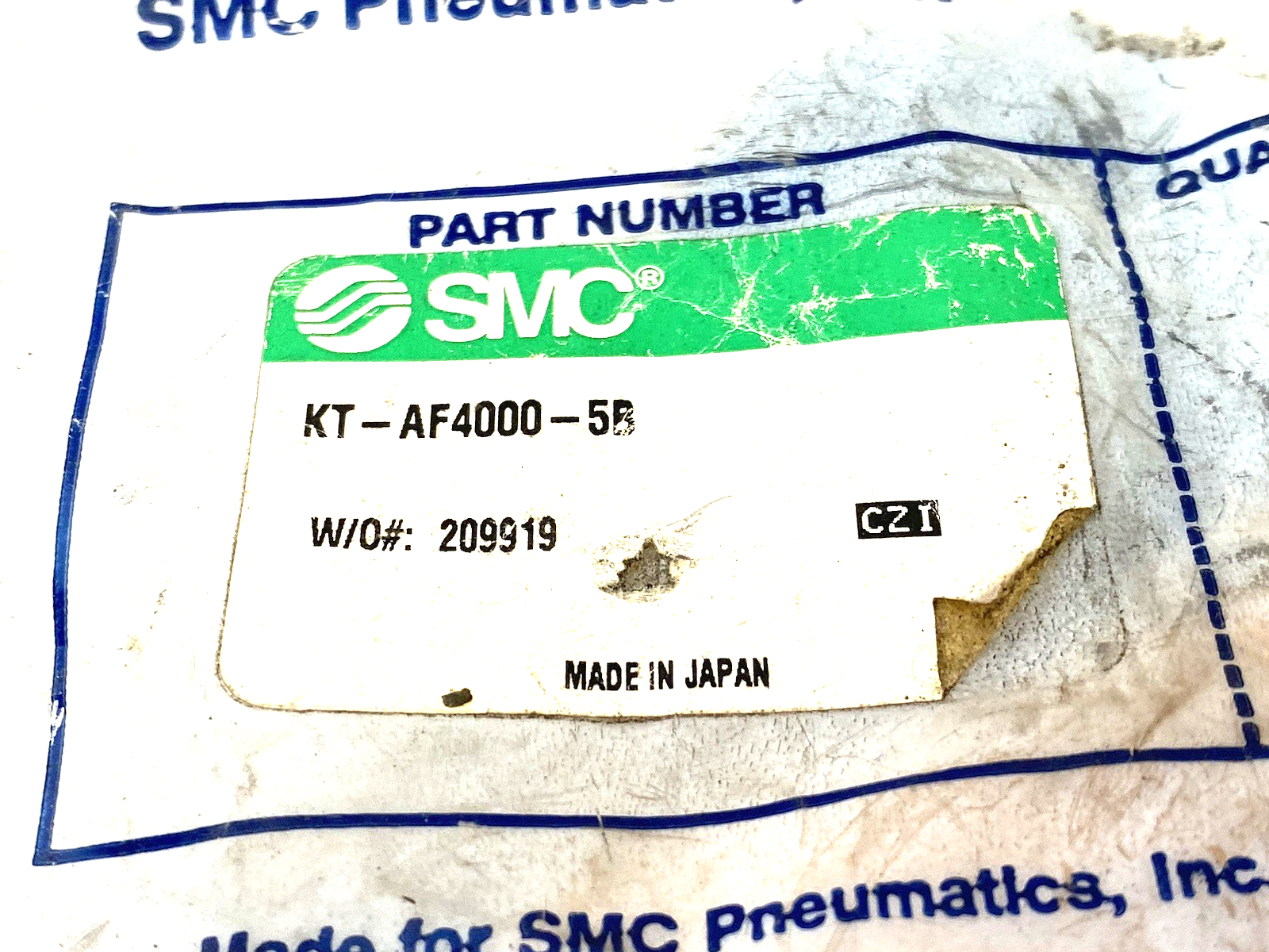 SMC KT-AF4000-5B Filter Maintenance/Repair Kit - Maverick Industrial Sales