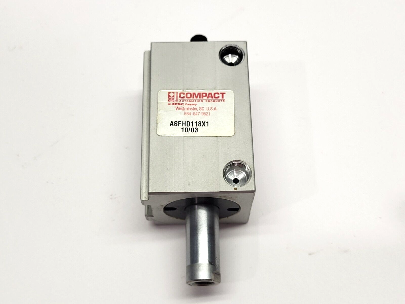 Compact ASFHD118X1 Rod Extension Cylinder 1-1/8" Bore 1" Stroke - Maverick Industrial Sales