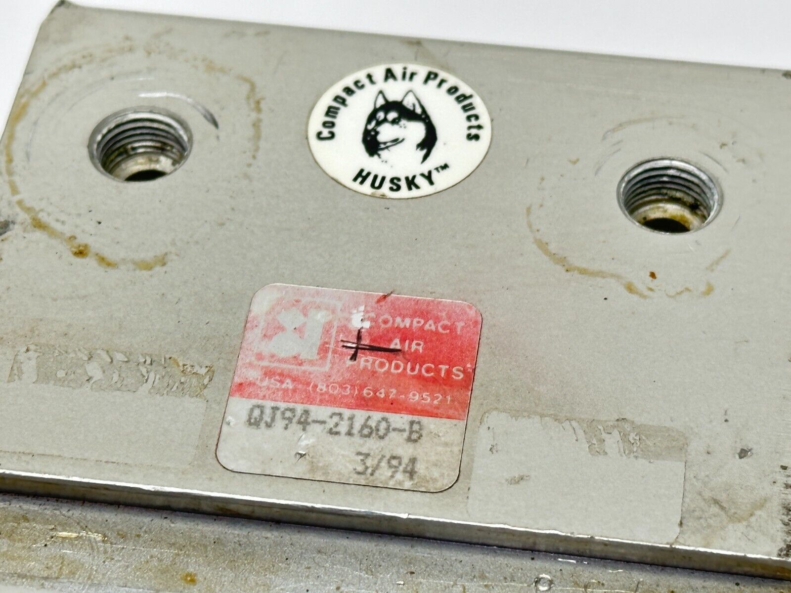Compact Air Products QJ94-2160-B Double Ended Pneumatic Cylinder - Maverick Industrial Sales