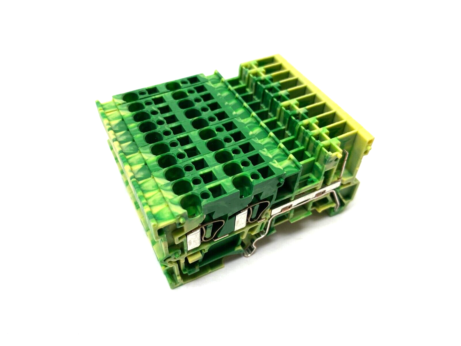Wago 769-257 CAGE-CLAMP Ground Carrier Terminal Block 4mm 2-Cond/1-Pin PKG OF 10 - Maverick Industrial Sales