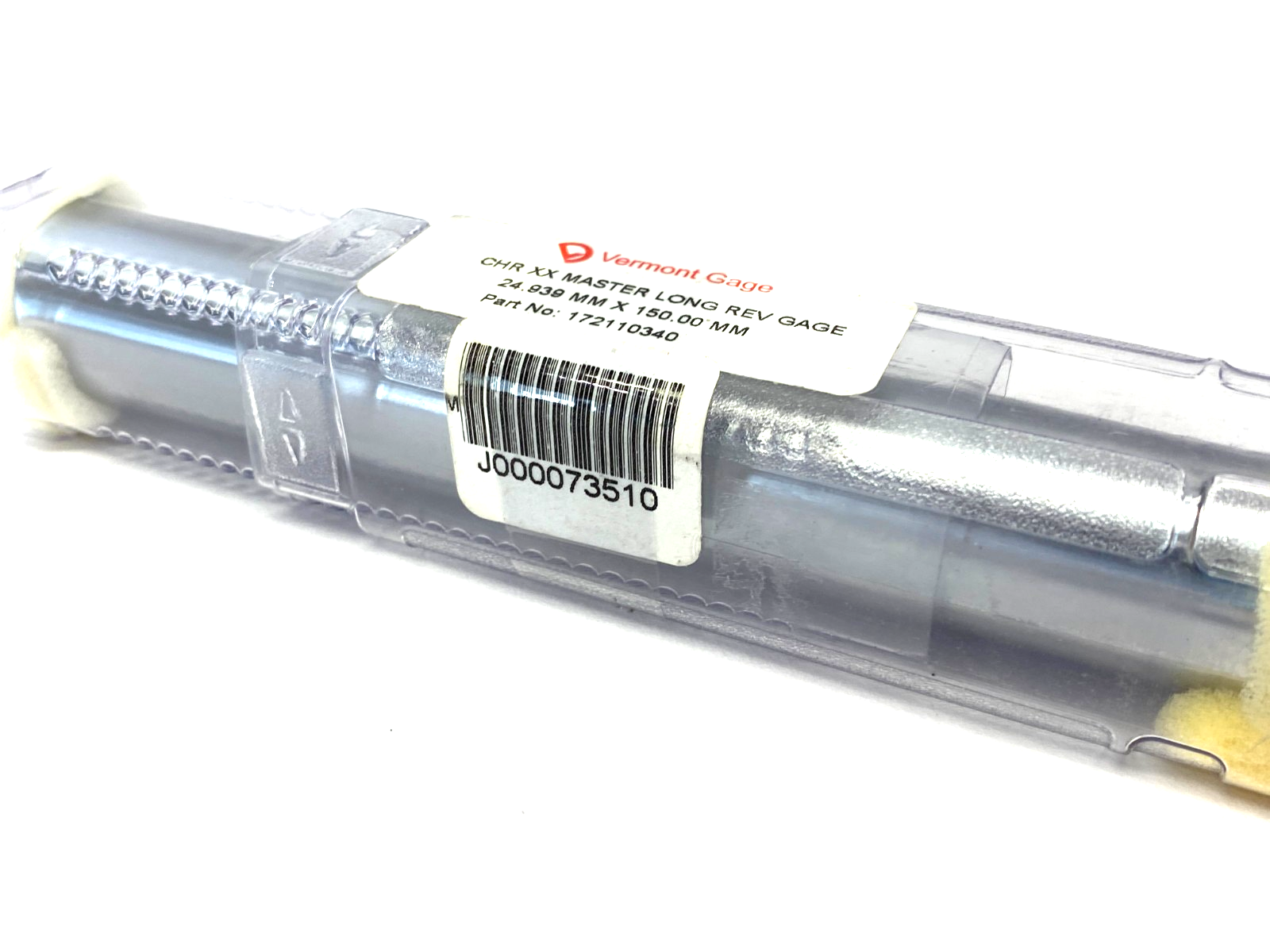 Vermont Gage 172110340 CHR XX Reversible Long Master Gage 24.939mm x 150.00mm - Maverick Industrial Sales