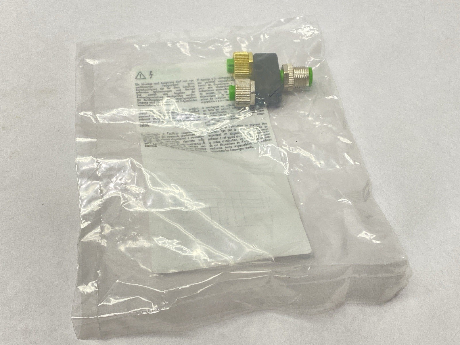 7000-41121-0000000 | Murrelektronik T-Coupler M12 Male to Female 5-Pin - New - Maverick Industrial Sales