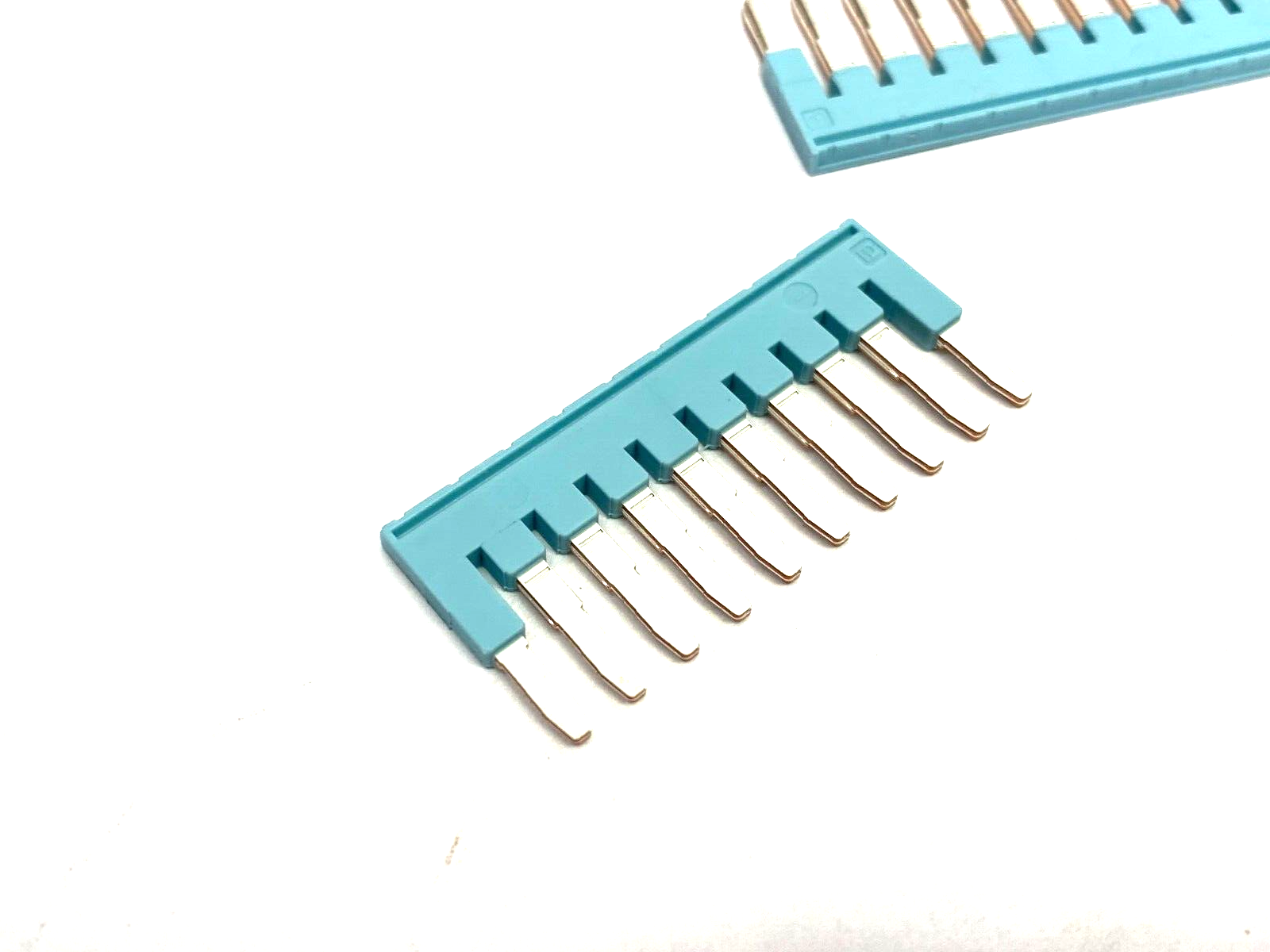 Siemens 8WH9020-6BL10 Plug-In Bridge Jumper Bar 10-Pole 5mm Space LOT OF 6 - Maverick Industrial Sales