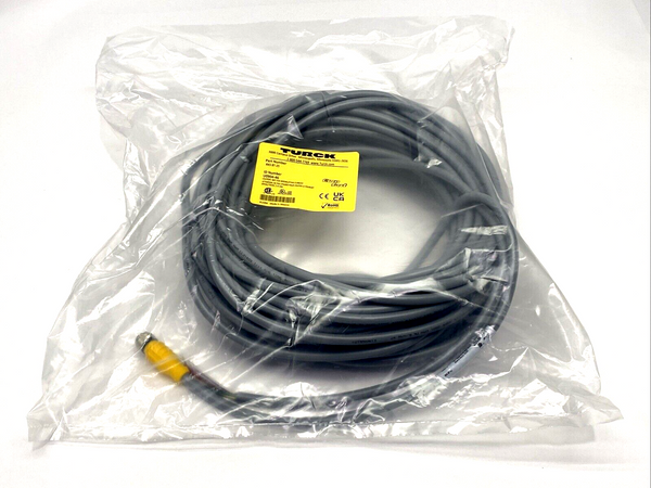 Turck RKS 8T-25 Actuator Sensor Cordset Female M12 8-Pin 25m U0904-46