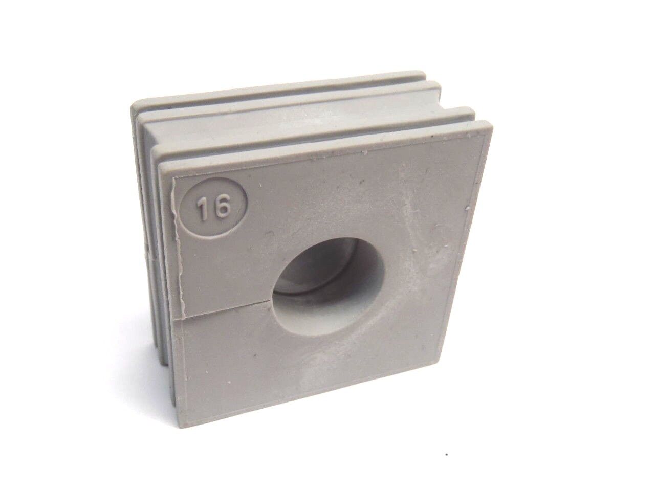 Weidmuller 1825950000 CABTITE KT 16 Gray Frame Grommet 0.630"~0.669" LOT OF 10 - Maverick Industrial Sales