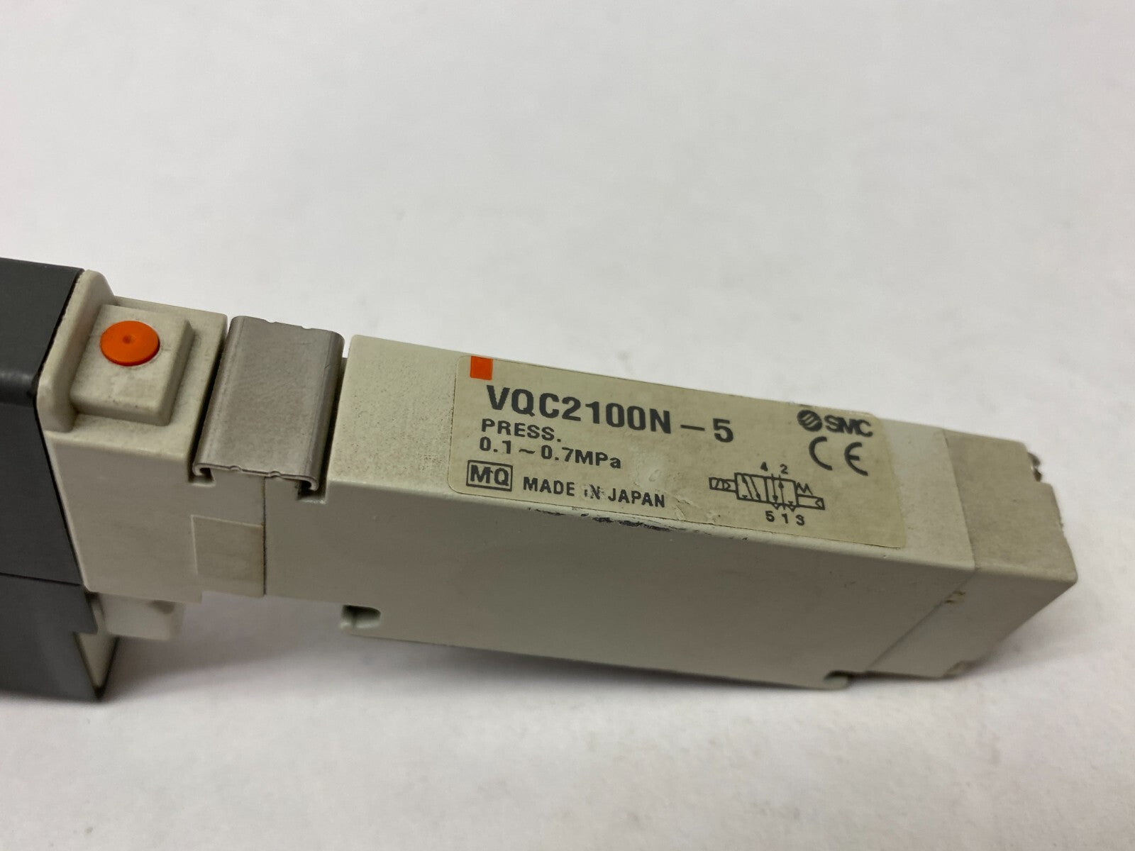 SMC VQC2100N-5 Solenoid Valve 5-Port Max Pressure 0.1~0.7MPa - Maverick Industrial Sales