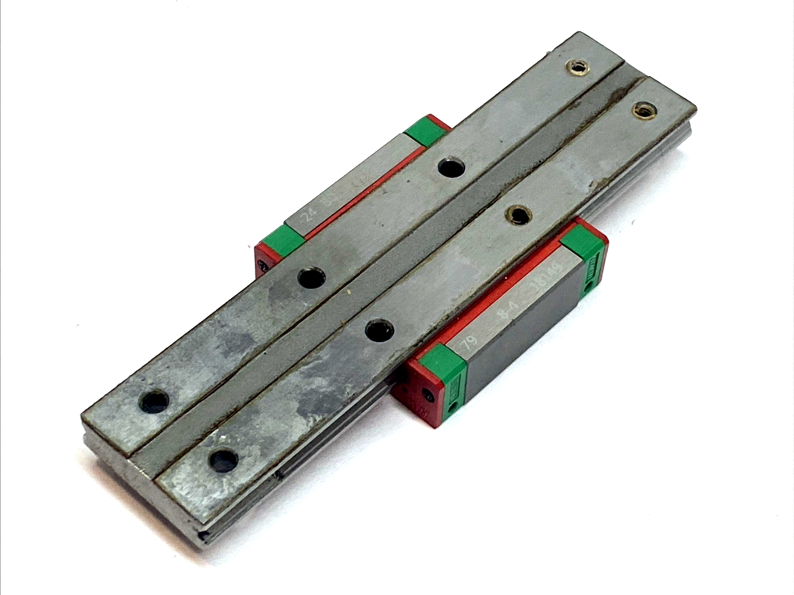Hiwin WEH17H A08CE400 Linear Guide Rail Block Set WER17P 160CC1-20000 17mm - Maverick Industrial Sales
