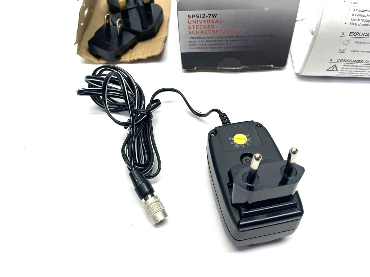 Voltcraft SPS12-7W Universal Power Supply Adapter hirose 6-Pin Female - Maverick Industrial Sales