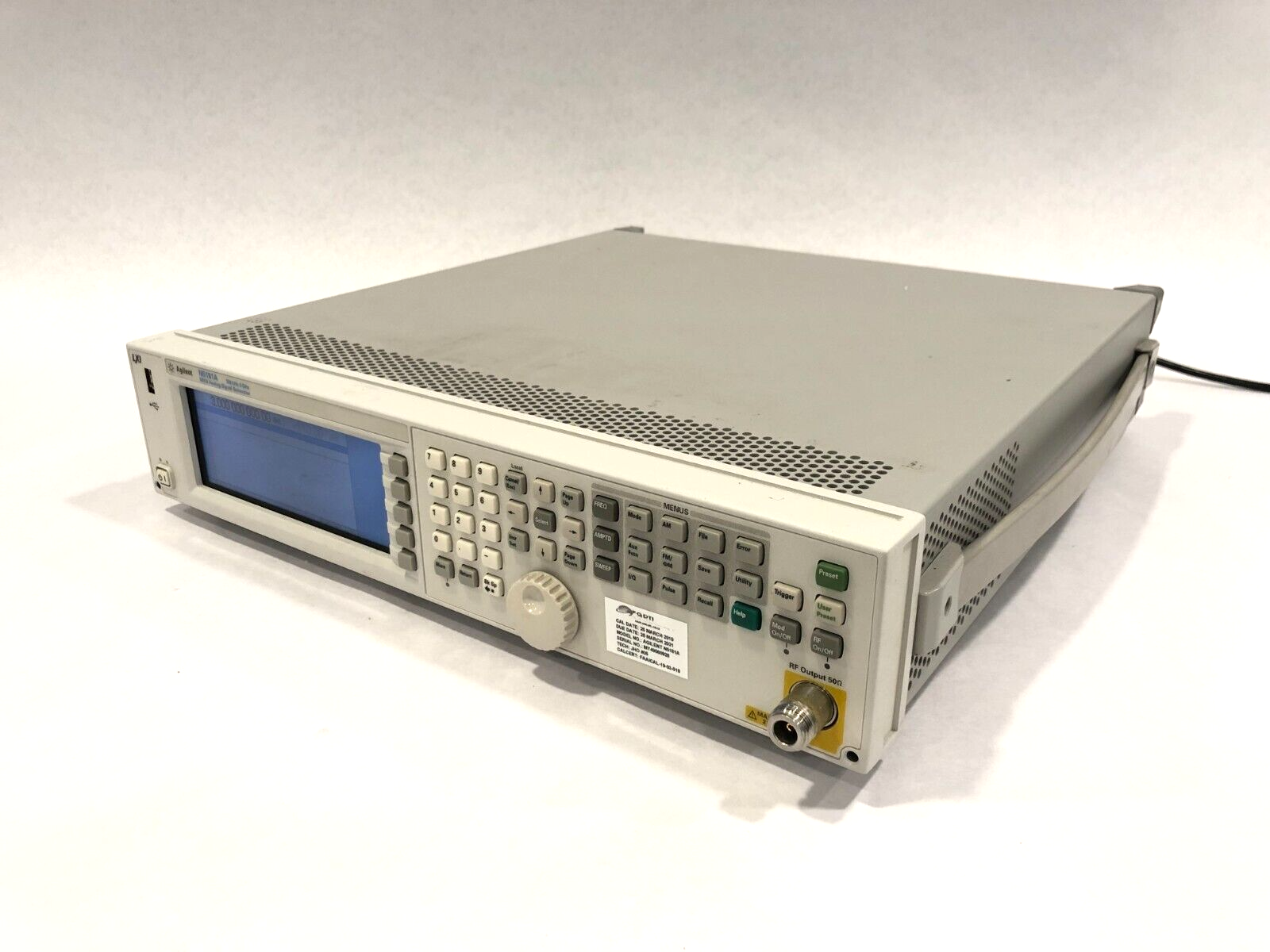 Agilent N5181A MXG Analog Signal Generator, 100 kHz - 3 GHz, MY49060928 - Maverick Industrial Sales