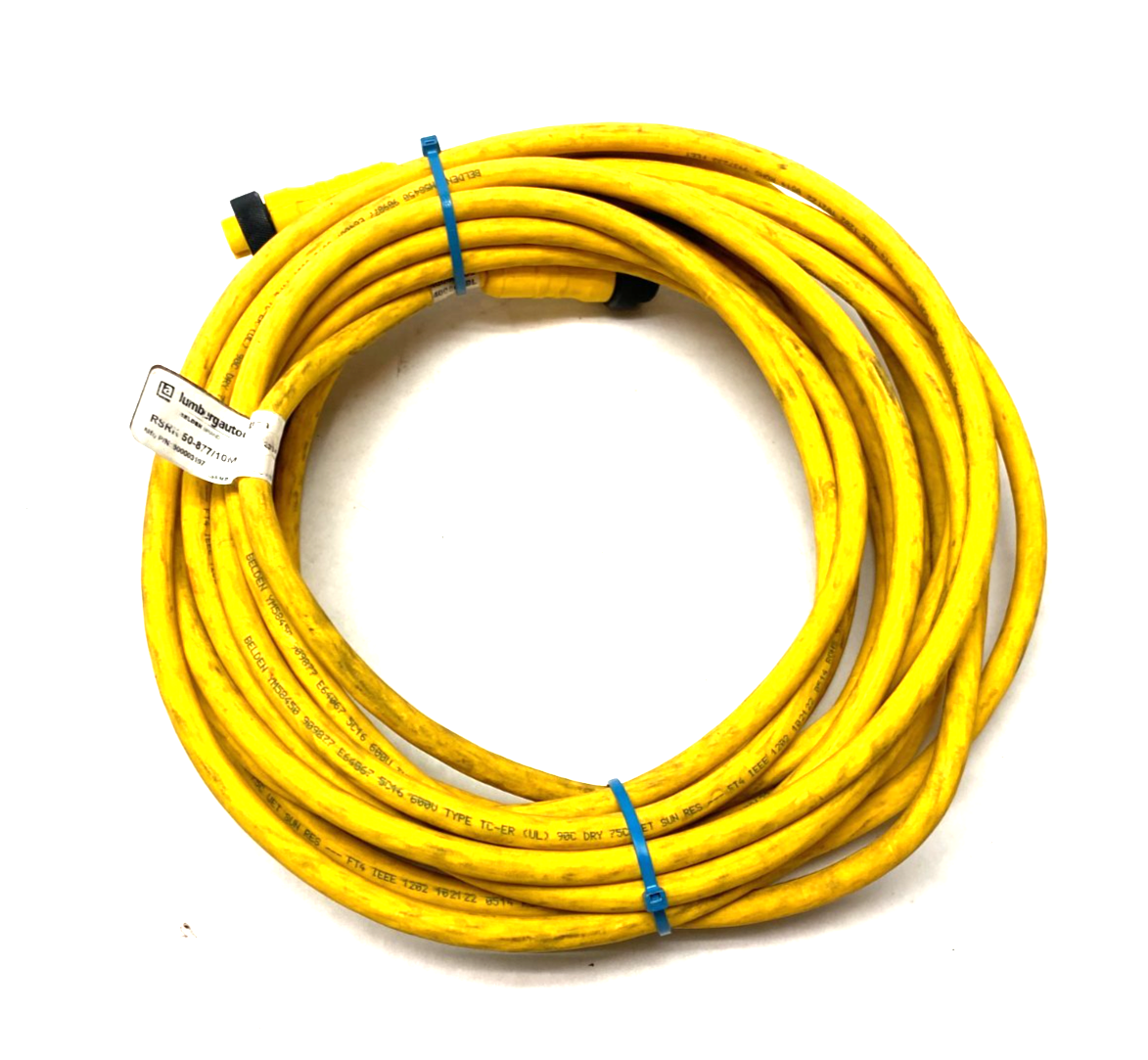 Lumberg RSRK 50-877-10M Double-Ended Cable Cordset M to F 500003197 - Maverick Industrial Sales