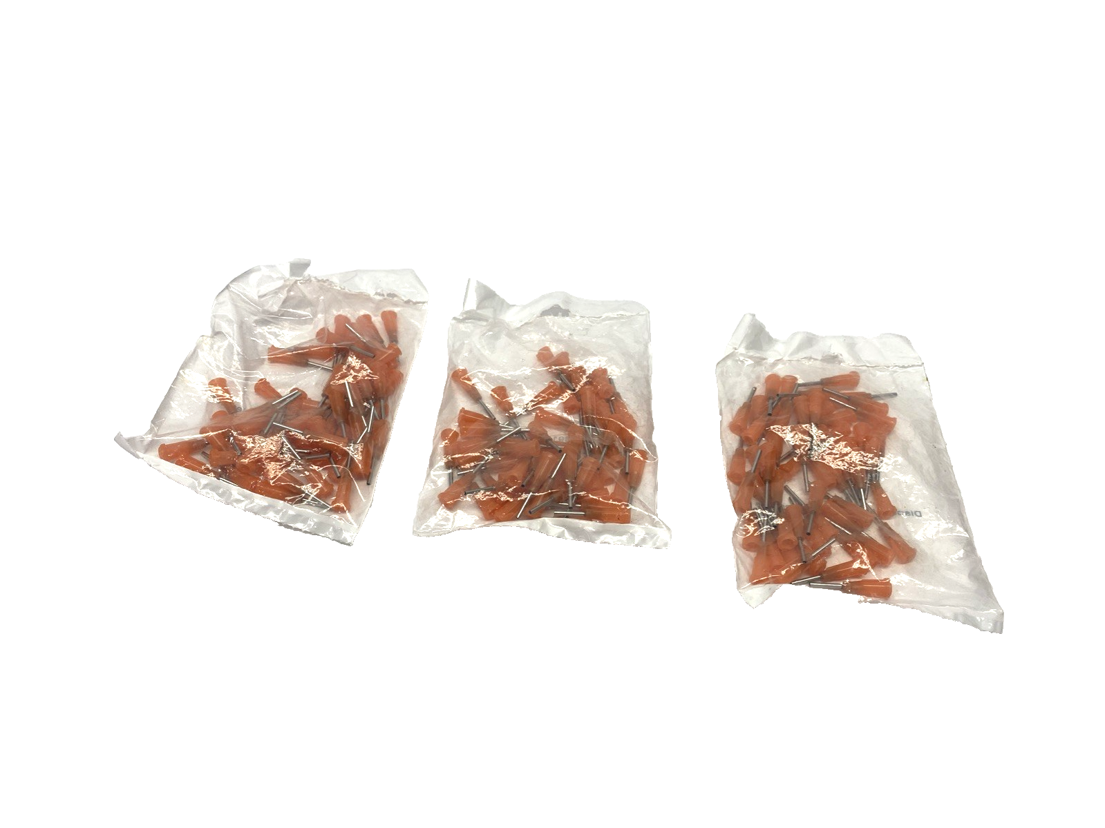 M915 Disposable LL TW Probe Needles, Orange, 15 Gauge x 1/2" Length LOT OF 150 - Maverick Industrial Sales