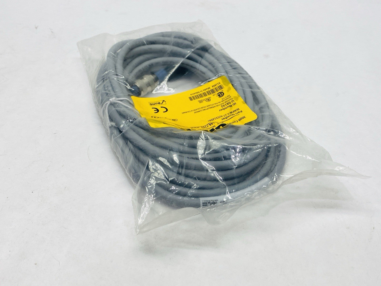 Turck WAKW 4.5T-6/CS12047 Single Ended Cordset Female M12 4-Pin 6m U-58192 - Maverick Industrial Sales