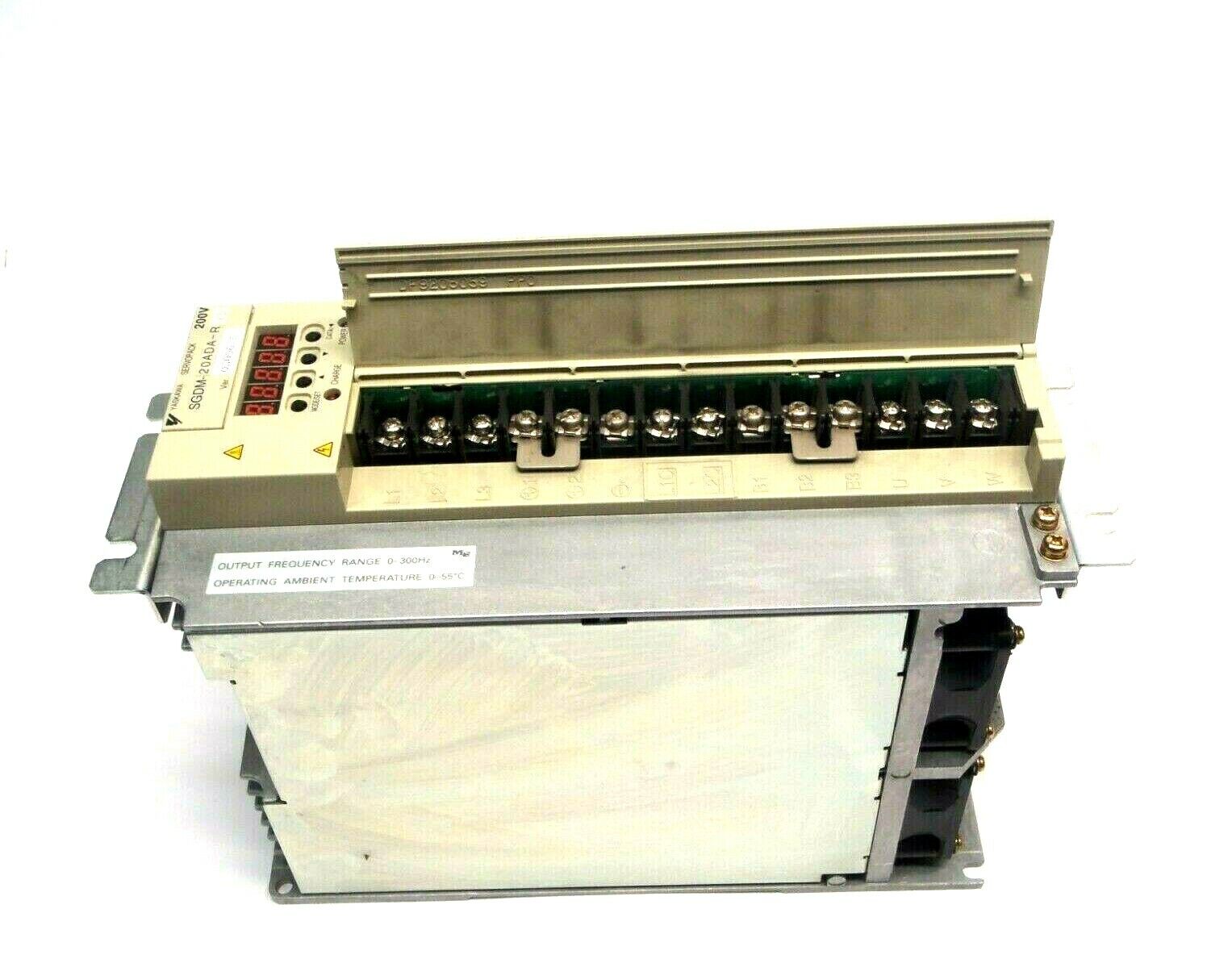 Yaskawa SGDM-20ADA-RY3 AC Servo Amplifier 12 Amp 3 Phase 200-240VAC - Maverick Industrial Sales