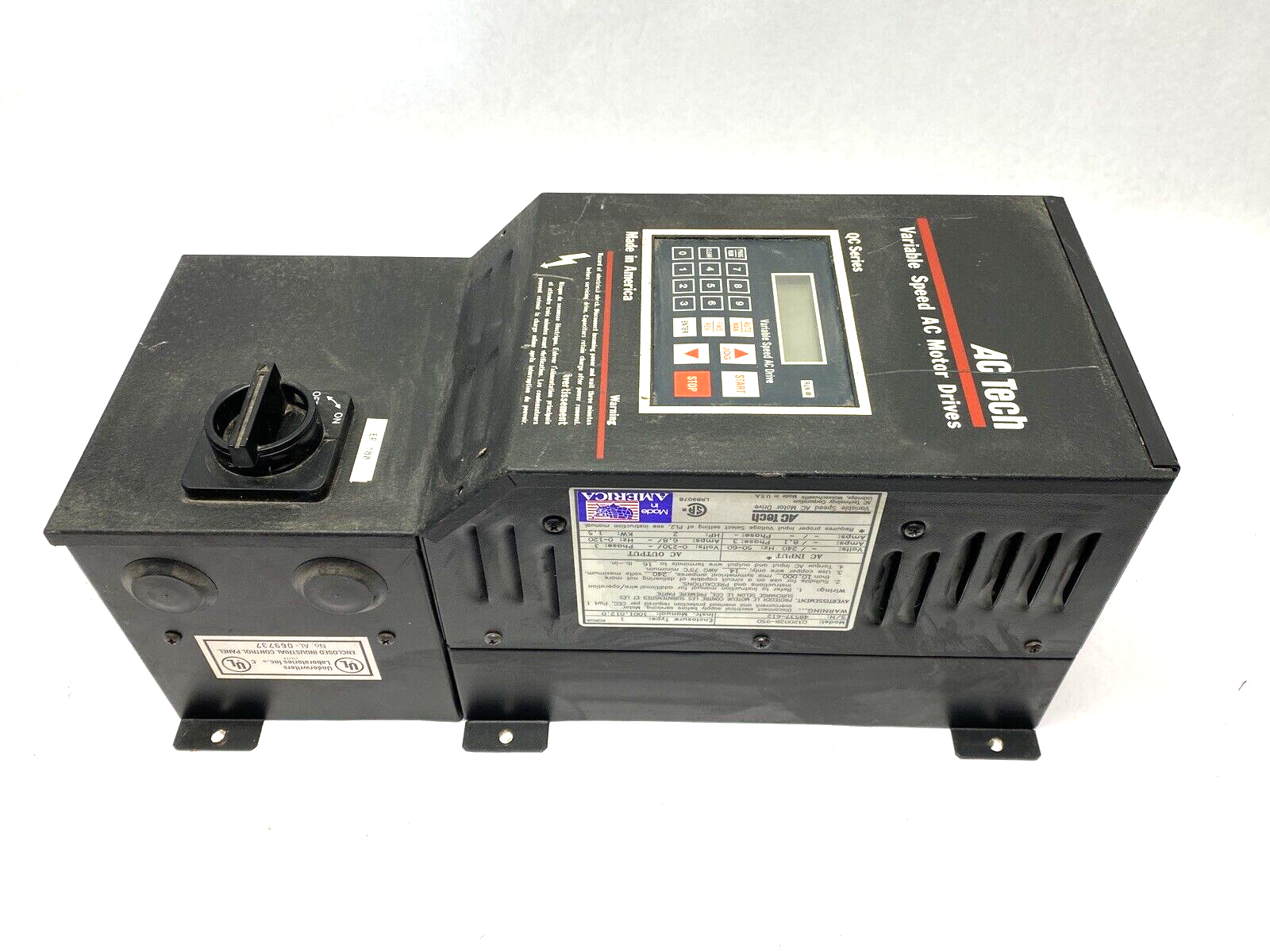 AC Tech Q32002B-950 Variable Speed AC Motor Drive 2HP 6.8A 230V 3-Phase - Maverick Industrial Sales