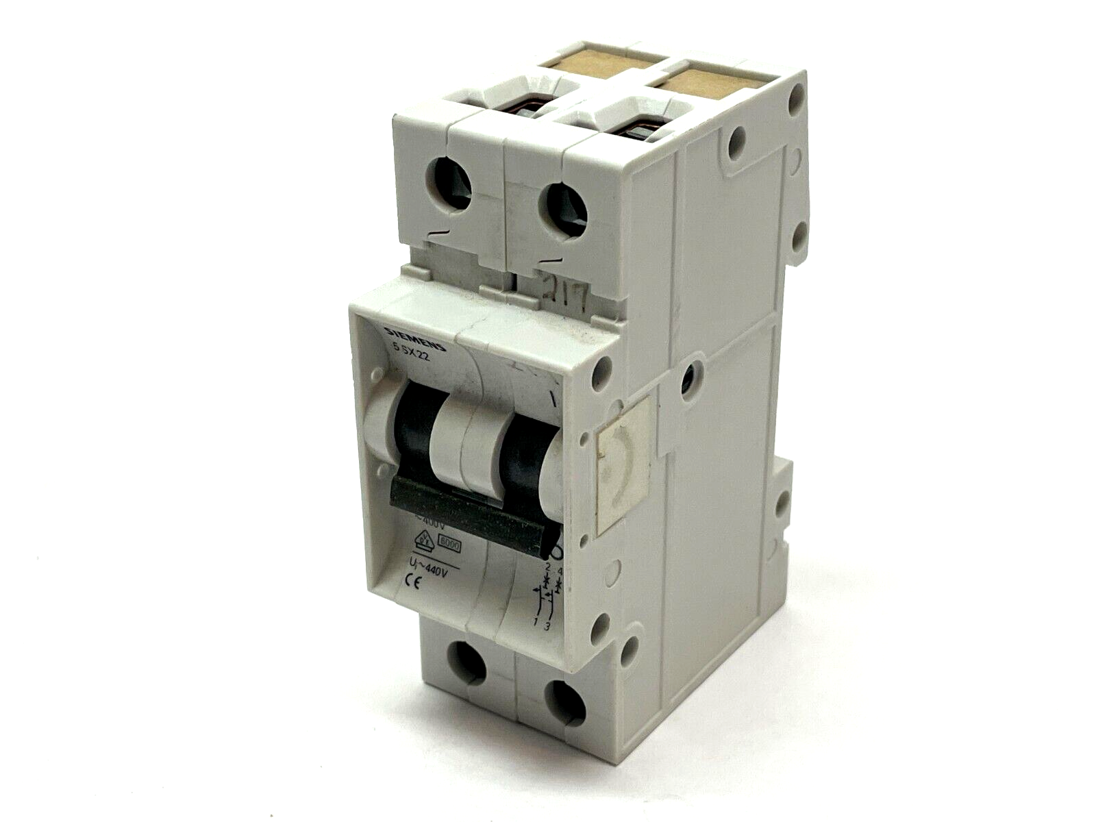 Siemens 5SX22 D1 Miniature Circuit Breaker LOT OF 2 - Maverick Industrial Sales