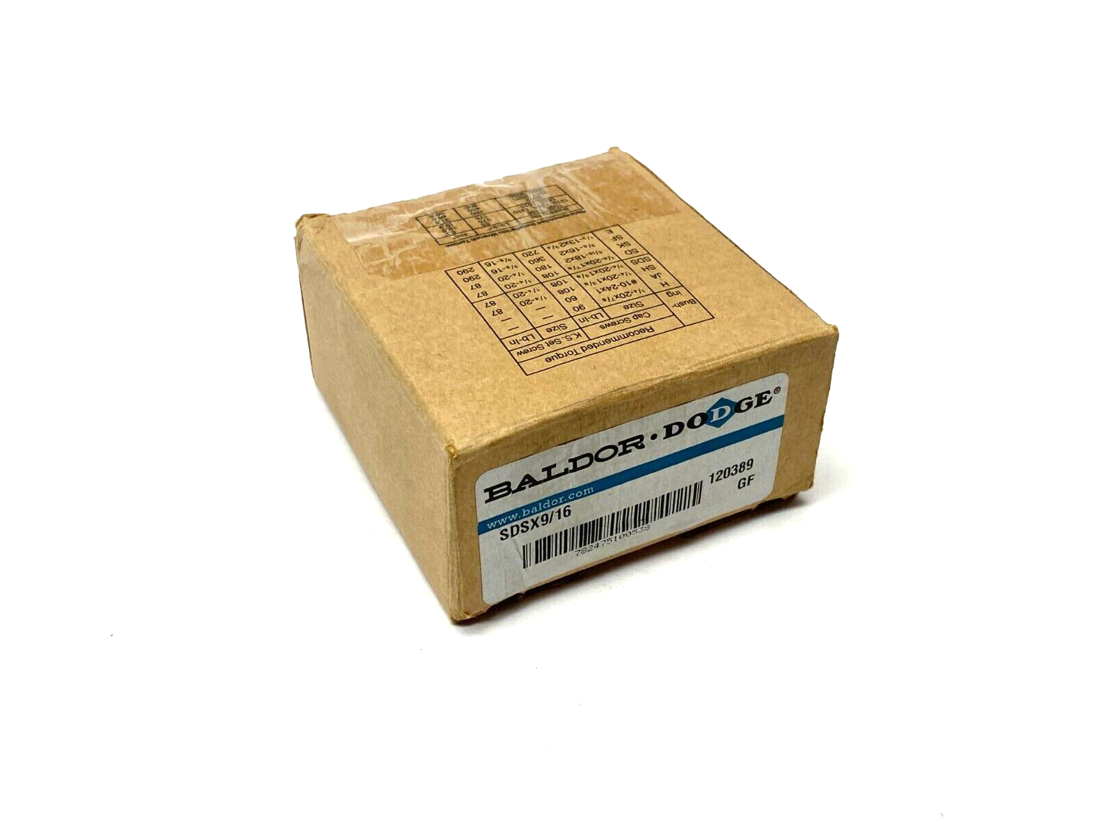 120389, SDSX9/16 | Baldor Dodge 120389 Heavy Duty MASKA Bushing SDSX9/16 - New – Open Box - Maverick Industrial Sales