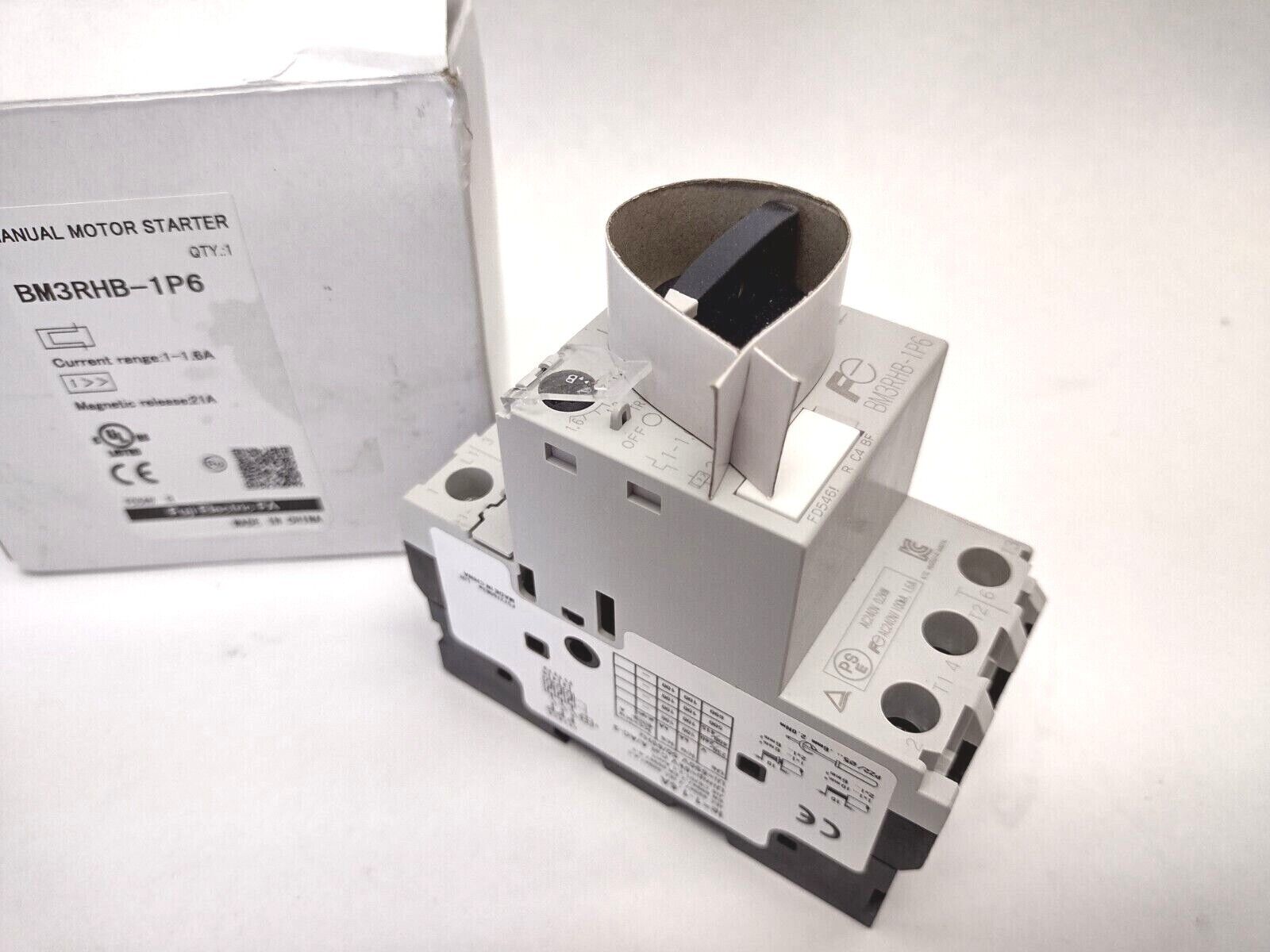 Fuji Electric B3RHB-1P6 Manual Motor Starter - Maverick Industrial Sales