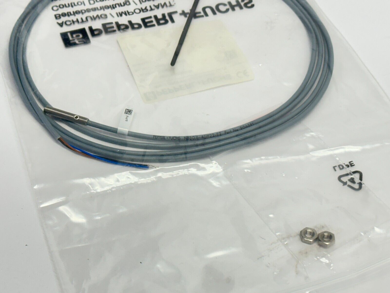 Pepperl+Fuchs NBB0,6-4GM22-E2 Inductive Sensor PNP 2m 206381 - Maverick Industrial Sales
