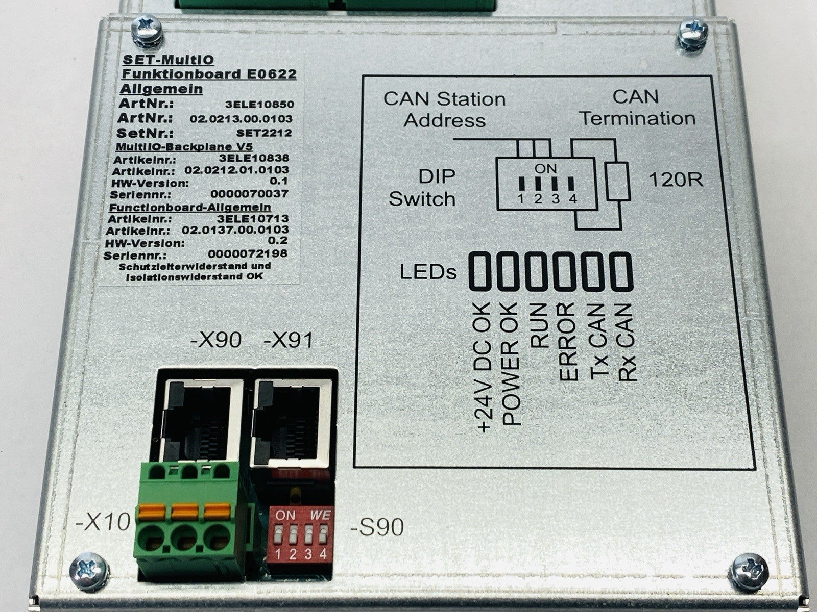 Scheugenpflug 3ELE10850 Multi IO Backplane V5 E0622 02.0213.00.0103 - Maverick Industrial Sales