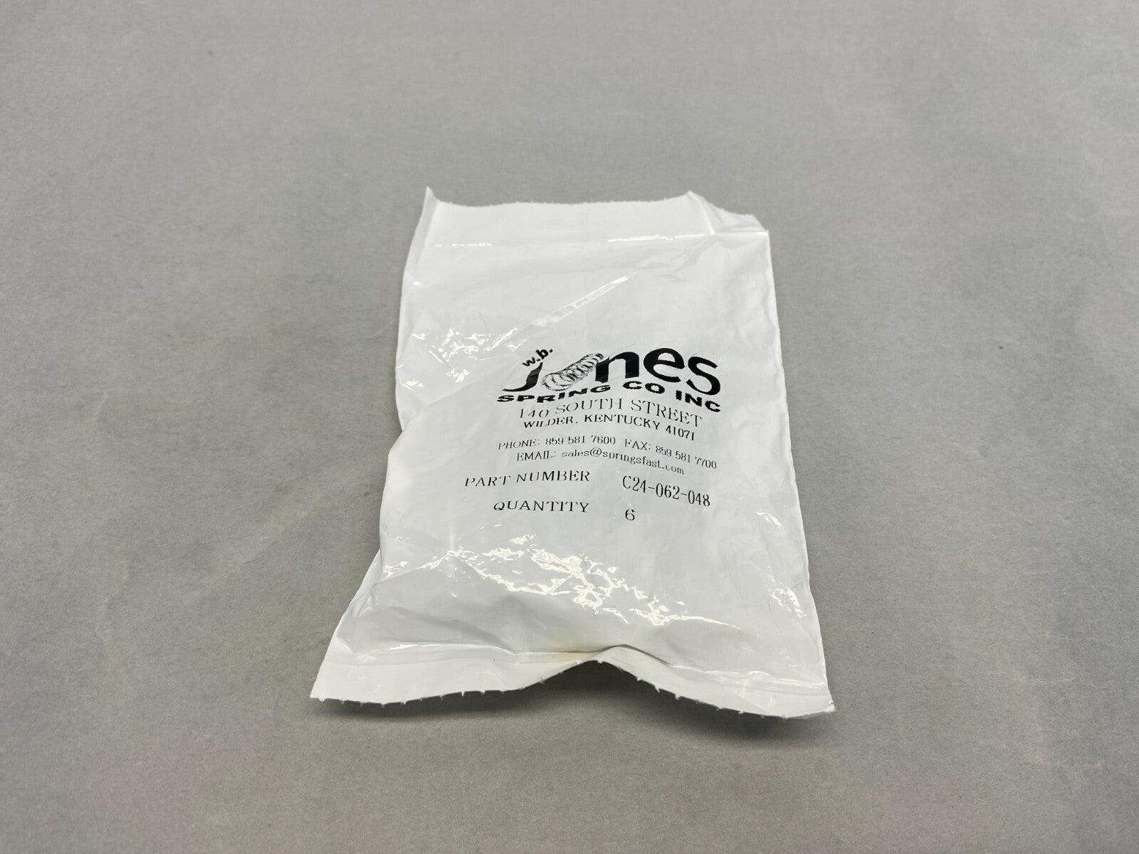 Jones Spring Co C24-062-048 Compression Spring 1.5" Free Length PKG OF 6 - Maverick Industrial Sales