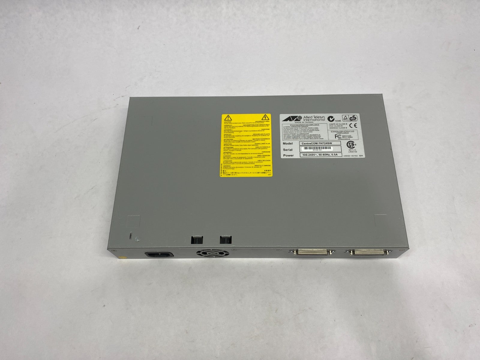 CentreCOM FH724SW | Allied Telesyn 24-Port Dual Speed Network Hub - Used - Maverick Industrial Sales