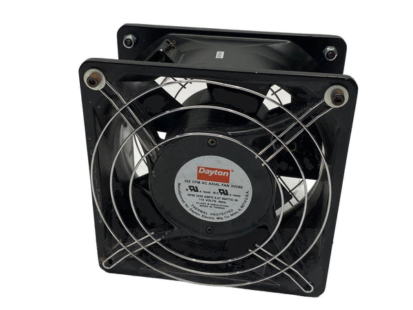 Dayton 3VU66 355 CFM AC Axial Fan 3250RPM 0.27A 115V 30W w/ Guards - Maverick Industrial Sales