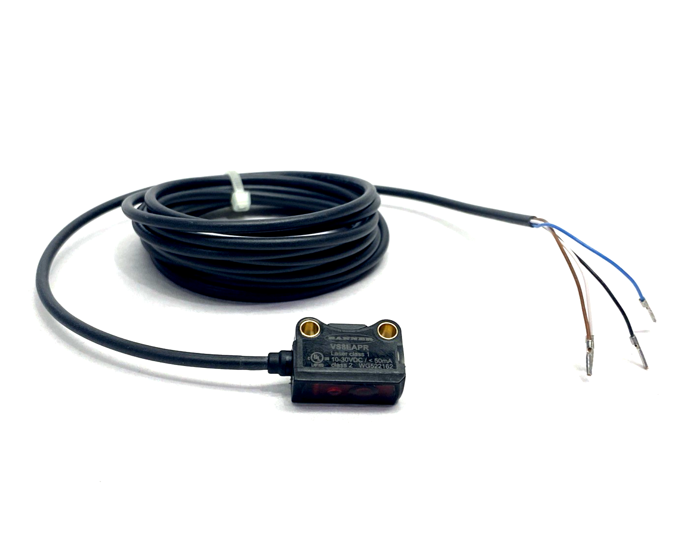 Banner VS8EAPR Precise Miniature Photoelectric Sensor Receiver 2m Cable 803484 - Maverick Industrial Sales