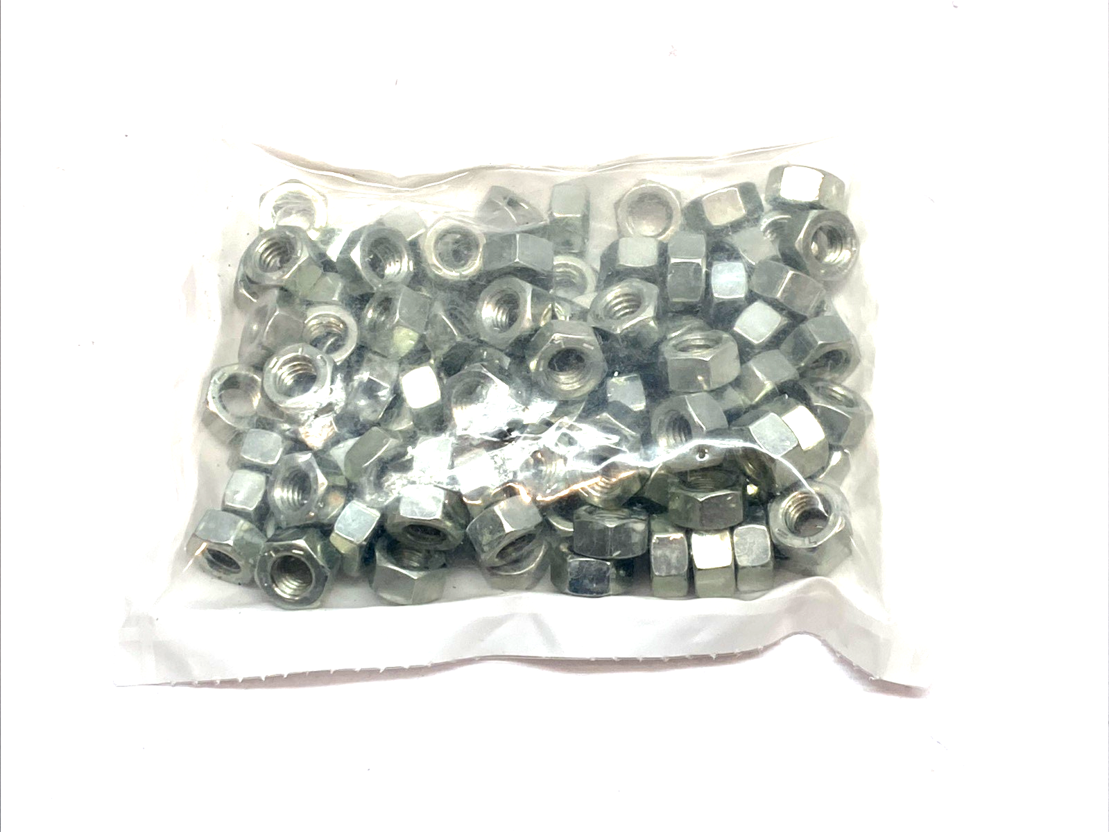 5/16-18 | Finished Hex Nut Steel Zinc Coarse Thread PKG OF 100 - New - Maverick Industrial Sales