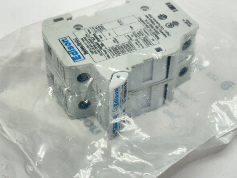 Edison EHCC2DU Modular Fuse Holder Class CC 2-Pole 30A 600V - Maverick Industrial Sales