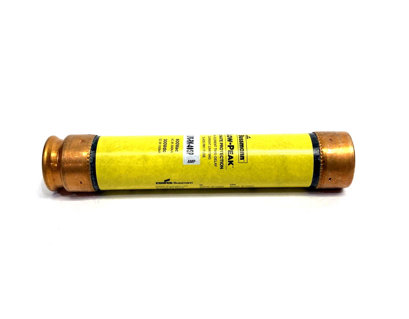 Bussmann LPS-RK-40SP Fuse Class RK1 40A 600VAC 300VDC LOT OF 2 - Maverick Industrial Sales