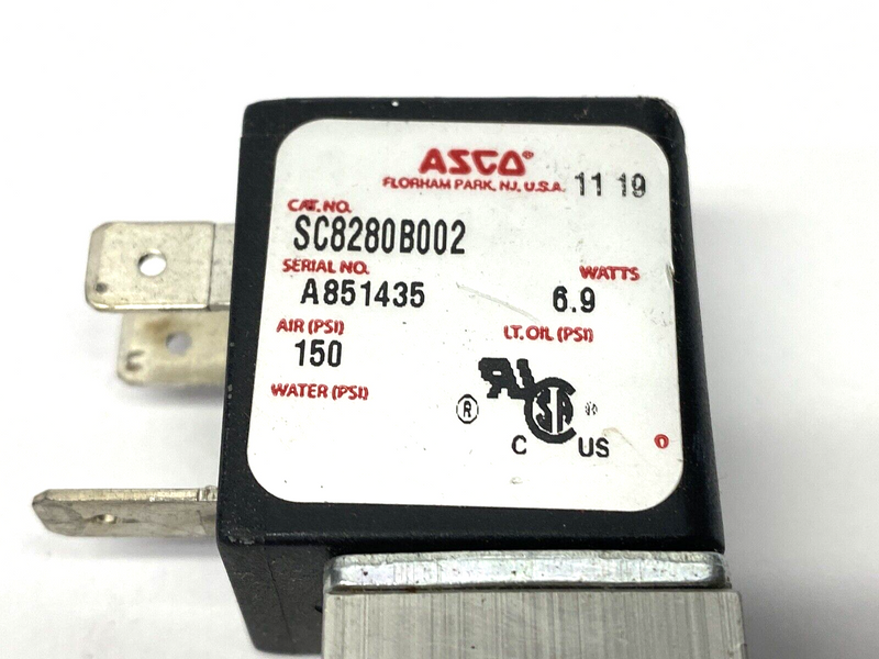 Asco SC8280B002 Solenoid Valve - Maverick Industrial Sales