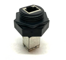 TE Connectivity 1546413-3 Panel Mount RJ45 Modular Coupler Connector Jack Cat5e - Maverick Industrial Sales