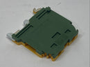 ABB 1SNA165114R1700 Ground Terminal Block Green/Yellow M6/8.P LOT OF 19 - Maverick Industrial Sales