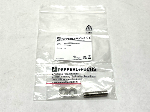 Pepperl+Fuchs NBB2-8GM20-E3-V3-Y0220 Inductive Sensor 304615-0220 - Maverick Industrial Sales