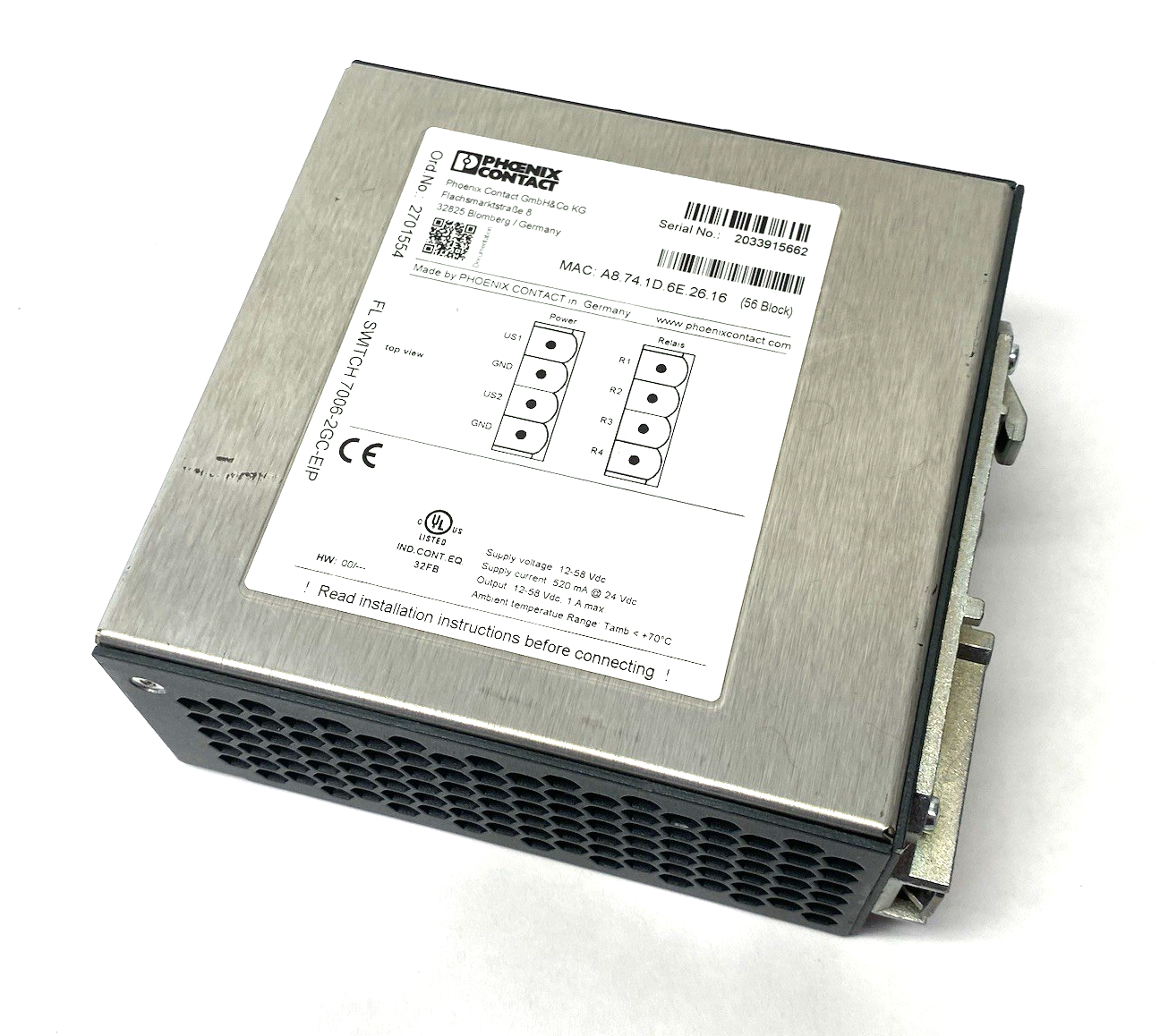 FL SWITCH 7006-2GC-EIP | Phoenix Contact Managed Ethernet Switch 2701554 - Used - Maverick Industrial Sales