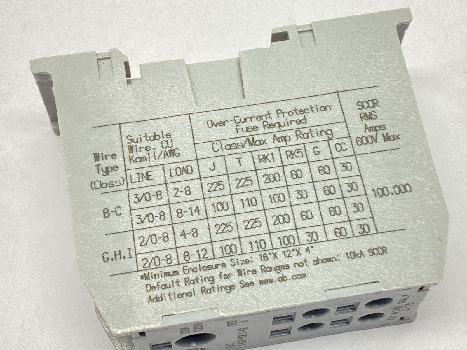1492-PDE1142 | Allen Bradley Ser A Power Distribution Block 200A 1000V - New Other - Maverick Industrial Sales