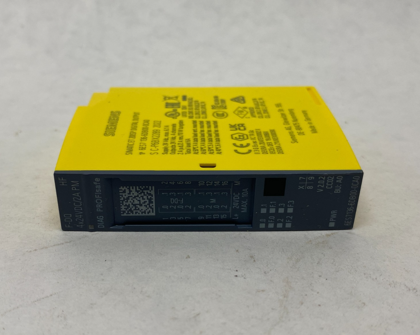 Siemens 6ES7136-6DB00-0CA0 SIMATIC ET 200SP Digital Output Module 4x24V DC/ 2A - Maverick Industrial Sales