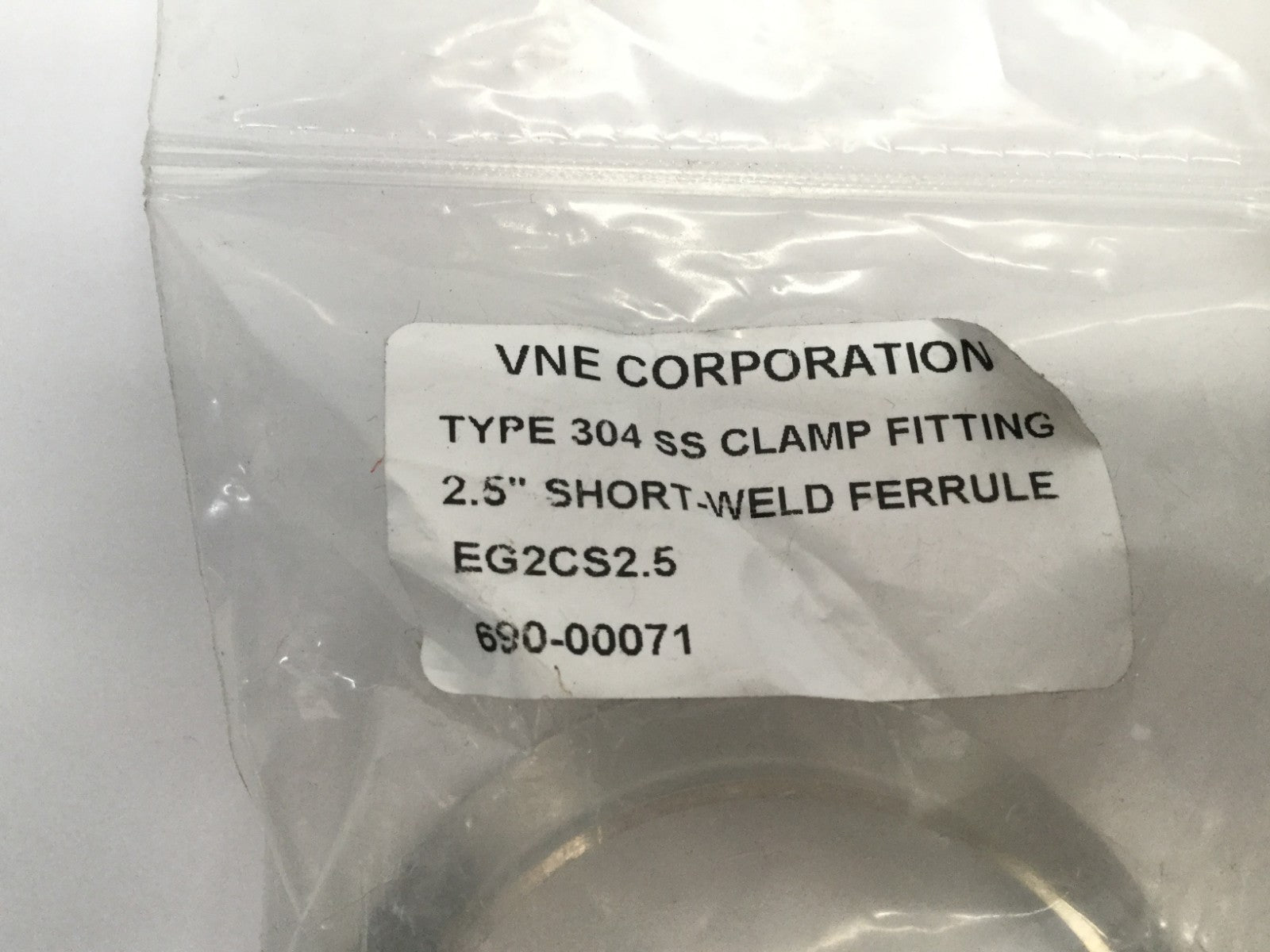 VNE Ferrules EG2CS2.5 2.5” Short-Weld / EG2CS2.0 Short-Weld - Maverick Industrial Sales